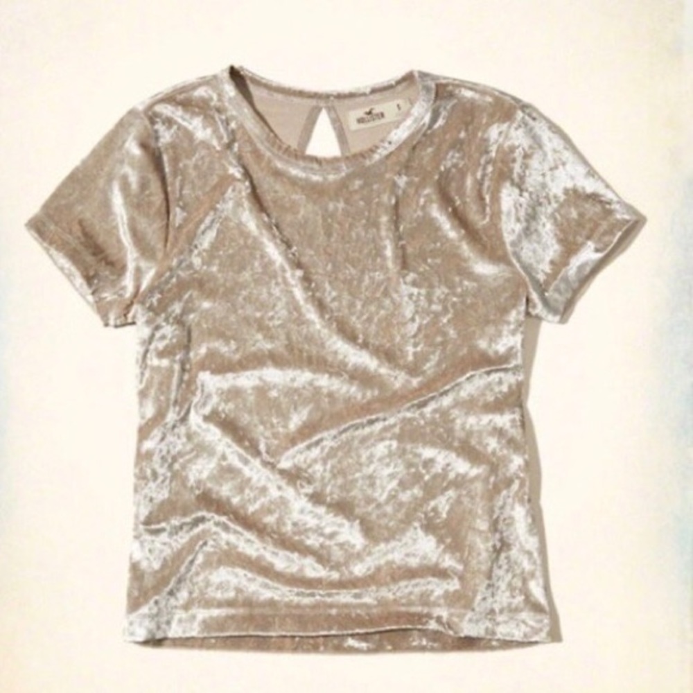 Hollister Velvet Crop Top